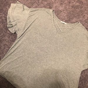 Short ruffle sleeve top. NWOT